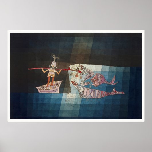 Paul Klee The Seafarer Abstracte Nautilus Poster (Voorkant)
