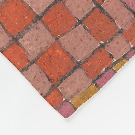 Paul Klee - Town Castle Fleece Deken (Hoek)