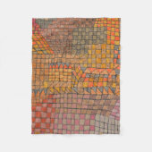 Paul Klee - Town Castle Fleece Deken (Voorkant)
