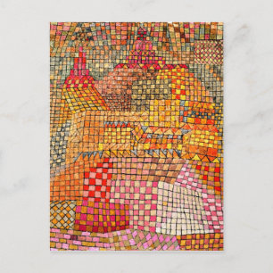 Paul Klee - Town Castle Kr. Briefkaart