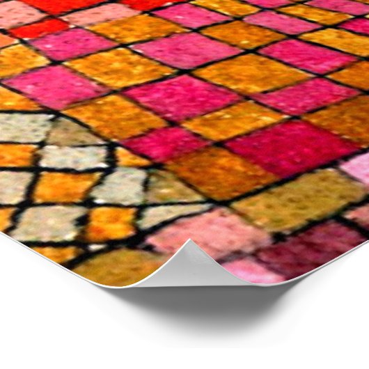 Paul Klee - Town Castle Kr. Poster (Hoek)