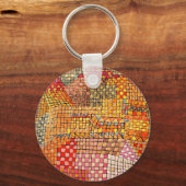 Paul Klee - Town Castle Kr. Sleutelhanger (Achterkant)