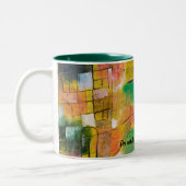 Paul Klee Tree en Architecture Rhythms Tweekleurige Koffiemok (Links)