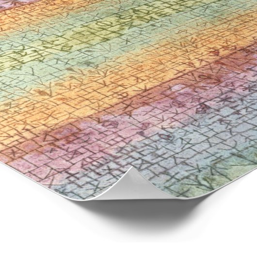 Paul Klee - Tree Nursery Poster (Hoek)