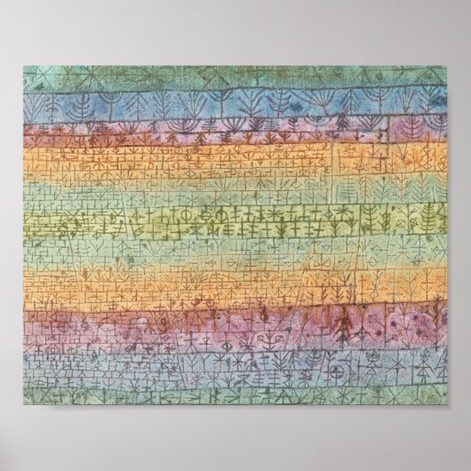 Paul Klee - Tree Nursery Poster (Voorkant)