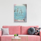 Paul Klee Twitteren Machine Canvas Poster (Insitu (Woonkamer))