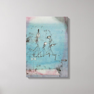 Paul Klee Twitteren Machine Canvas Poster