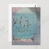 Paul Klee Twittering Machine Briefkaart (Voorkant / Achterkant)