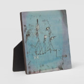 Paul Klee Twittering Machine Plaque Fotoplaat (Voorkant)