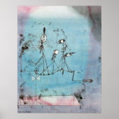 Paul Klee Twittering Machine Poster (Voorkant)