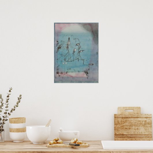 Paul Klee Twittering Machine Poster (Keuken)