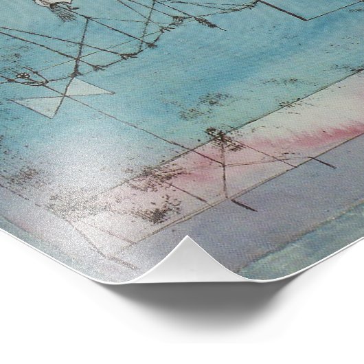 Paul Klee Twittering Machine Print Foto Afdruk (Hoek)