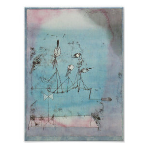 Paul Klee Twittering Machine Print Foto Afdruk