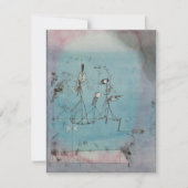 Paul Klee Twittering Machine Uitnodigingen (Voorkant)