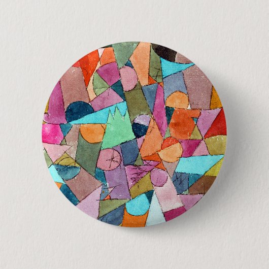 Paul Klee Untitled Ronde Button 5,7 Cm (Voorkant)