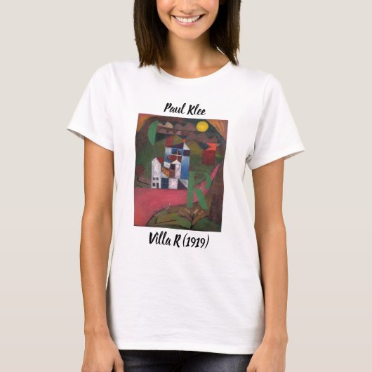 Paul Klee Villa R Cubist Painting T-Shirt (Voorkant)