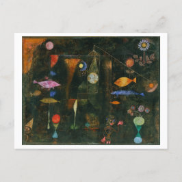 Paul Klee, 'Vismagie', 1925 Briefkaart