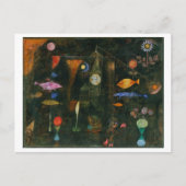 Paul Klee, 'Vismagie', 1925 Briefkaart (Voorkant)
