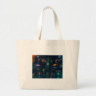 Paul Klee Vismagie Abstracte Schilderkunst Grafisc Grote Tote Bag