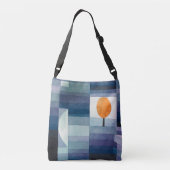 Paul Klee Voorbode van Herfst Blauwe Moderne Abstr Crossbody Tas (Achterkant)