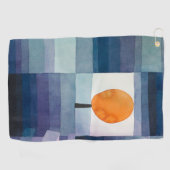 Paul Klee Voorbode van Herfst Blauwe Moderne Abstr Golfhanddoek (Horizontaal)