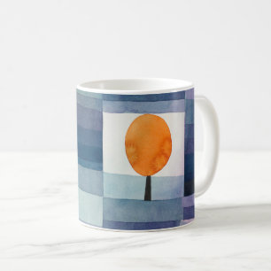 Paul Klee Voorbode van Herfst Blauwe Moderne Abstr Koffiemok