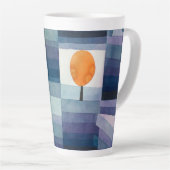 Paul Klee Voorbode van Herfst Blauwe Moderne Abstr Latte Mok (Rechterhoek)