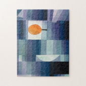 Paul Klee Voorbode van Herfst Blauwe Moderne Abstr Legpuzzel (Verticaal)