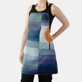 Paul Klee Voorbode van Herfst Blauwe Moderne Abstr Schort (Insitu)