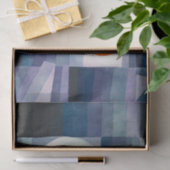 Paul Klee Voorbode van Herfst Blauwe Moderne Abstr Tissuepapier (Geschenk)