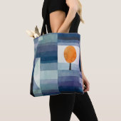 Paul Klee Voorbode van Herfst Blauwe Moderne Abstr Tote Bag (Dichtbij)