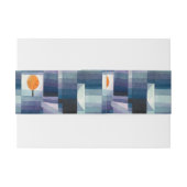 Paul Klee Voorbode van Herfst Blauwe Moderne Abstr Uitnodigingen Wikkel (Achterkant Voorbeeld)