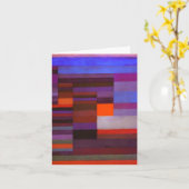 Paul Klee Vuur in de Avond Notitie Kaart (Gele Bloem)