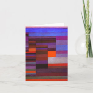Paul Klee Vuur in de Avond Notitie Kaart
