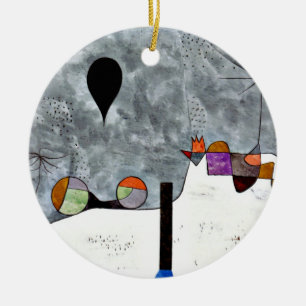 Paul Klee - Winter, abstracte kunstschildering, Keramisch Ornament