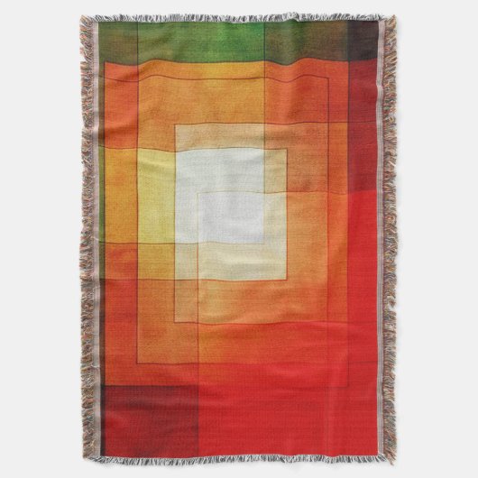 Paul Klee Wit Omkaderd Polyfoon Deken (Voorkant Verticaal)