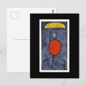 Paul Klee - With Umbrella Briefkaart (Voorkant / Achterkant)