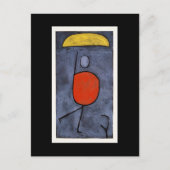 Paul Klee - With Umbrella Briefkaart (Voorkant)