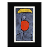 Paul Klee - With Umbrella Foto Afdruk (Voorkant)