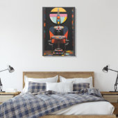 Paul Klee zat hier Canvas Afdruk (Insitu (Slaapkamer))