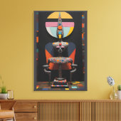 Paul Klee zat hier Canvas Afdruk (Insitu (Woonkamer))