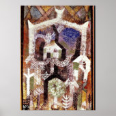Paul Klee - zomerhuisjes Poster (Voorkant)