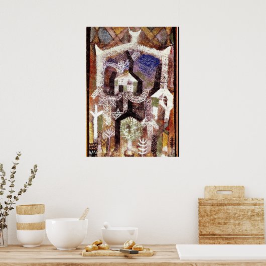 Paul Klee - Zomerhuizen Poster (Keuken)