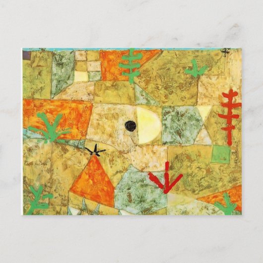 Paul Klee- Zuidelijke tuinen Briefkaart (Voorkant)