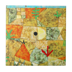 Paul Klee - Zuidelijke tuinen, Tegeltje
