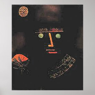 Paul Klee, Zwarte Ridder, Poster