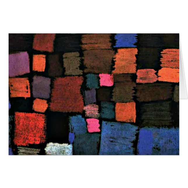 Paul Klee's abstracte kunst, aankomend bij Bloom (Voorkant Horizontaal)