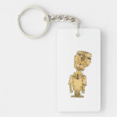 Paul Klee's Geniale Grappige Zin Sleutelhanger (Voorkant)
