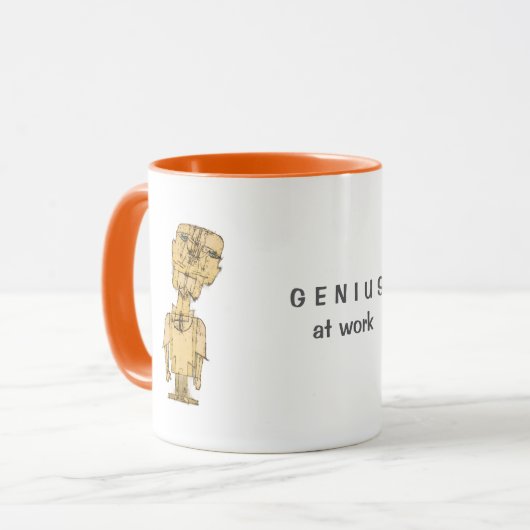 Paul Klee's Ghost of a Genius koffie Mok (Voorkant links)