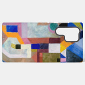 "Paul Klee's 'Kleurrijke Architectuur (1917)' Tele Samsung Galaxy Hoesje (Achterkant horizontaal)